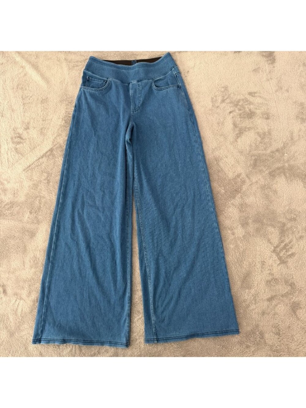 Halara Pull On Wide Leg Soft Stretch Jeans Womens SMALL Regular